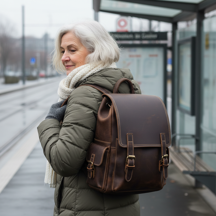 Mochila de cuero Marcus