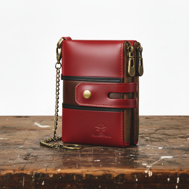 Roque Cartera de Cuero