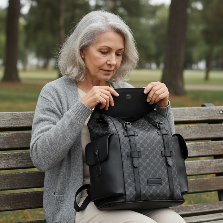 Mochila de cuero Otto