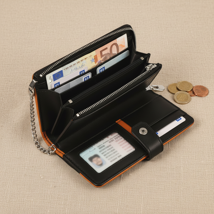 Roque Cartera de Cuero