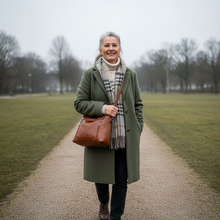 Bolso de hombro retro Emma