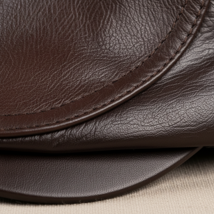 Gorra de cuero Hanz para conductor