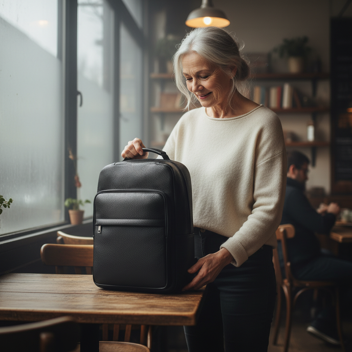 Mochila de cuero Jonas