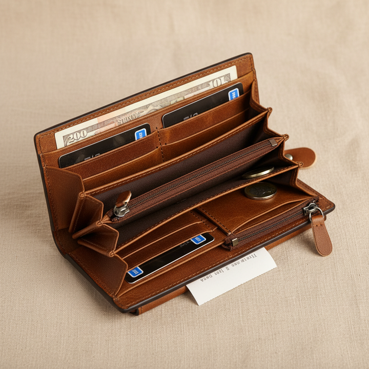 Cartera de tres pliegues Jonas