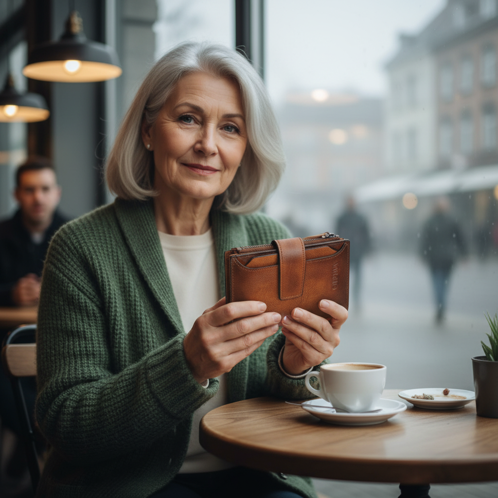 Cartera de tres pliegues Jonas