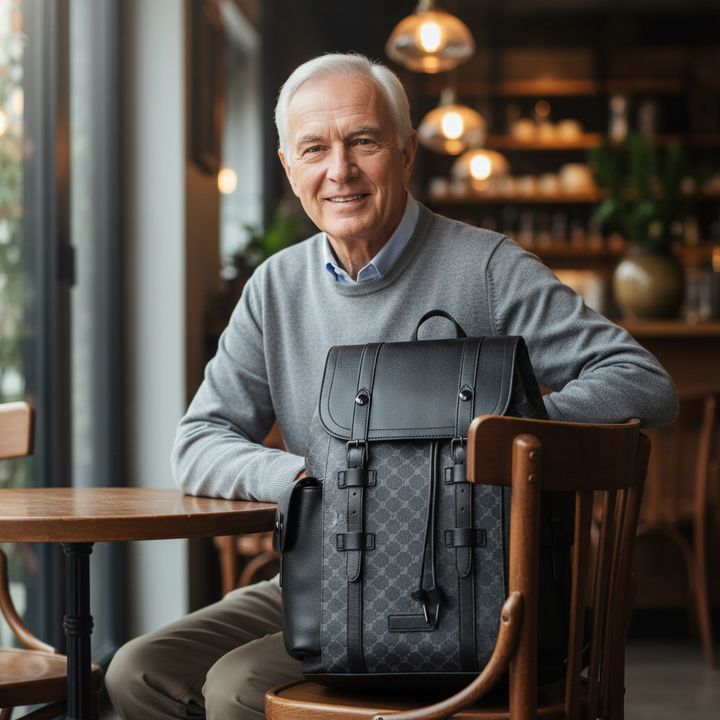 Mochila de cuero Otto