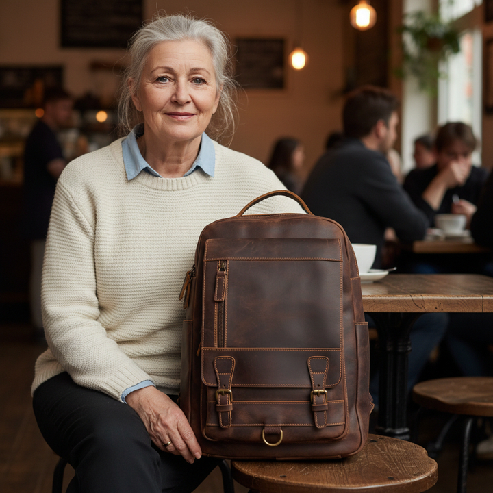 Mochila vintage de Mike
