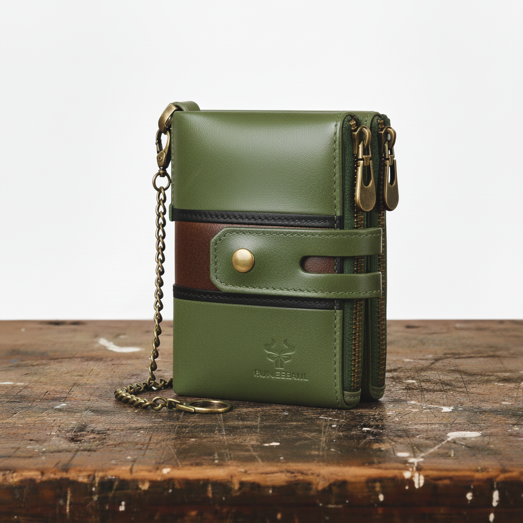 Roque Cartera de Cuero