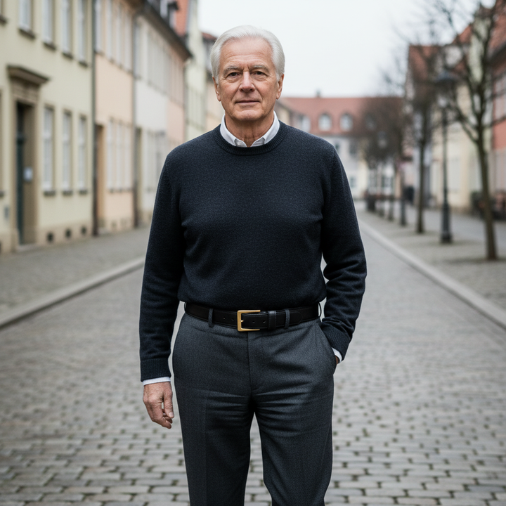 Cinturón de cuero clásico de Jonathan