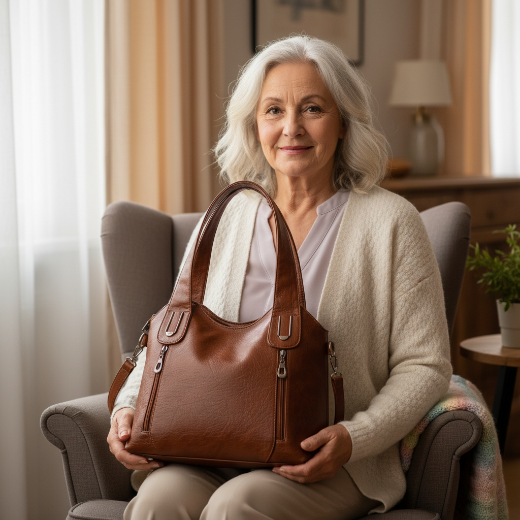 Bolso de hombro retro Emma