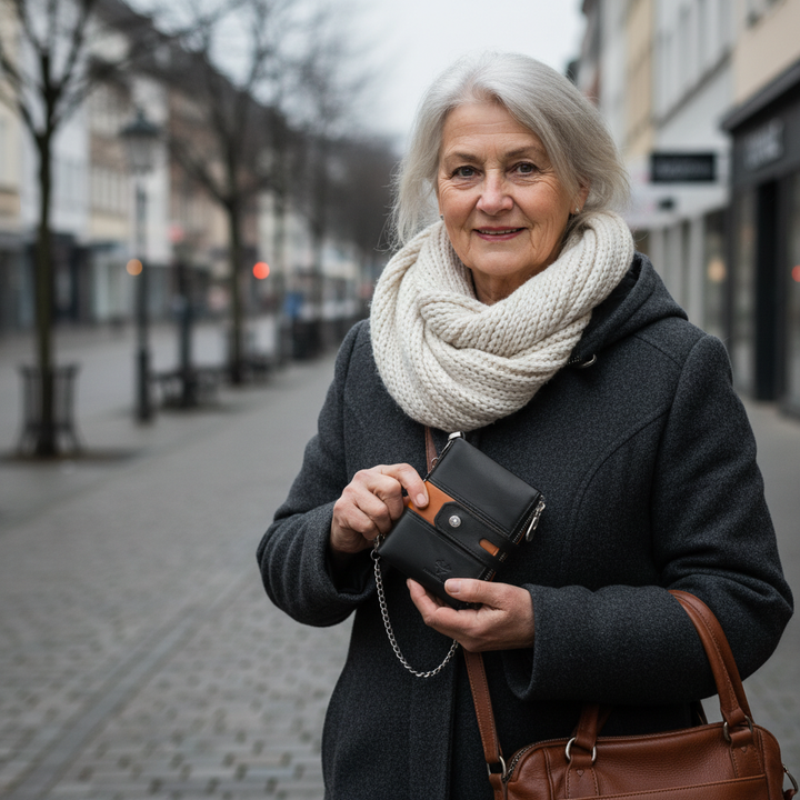 Roque Cartera de Cuero