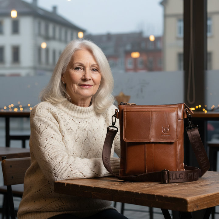 Bolso de cuero Anton para el hombro