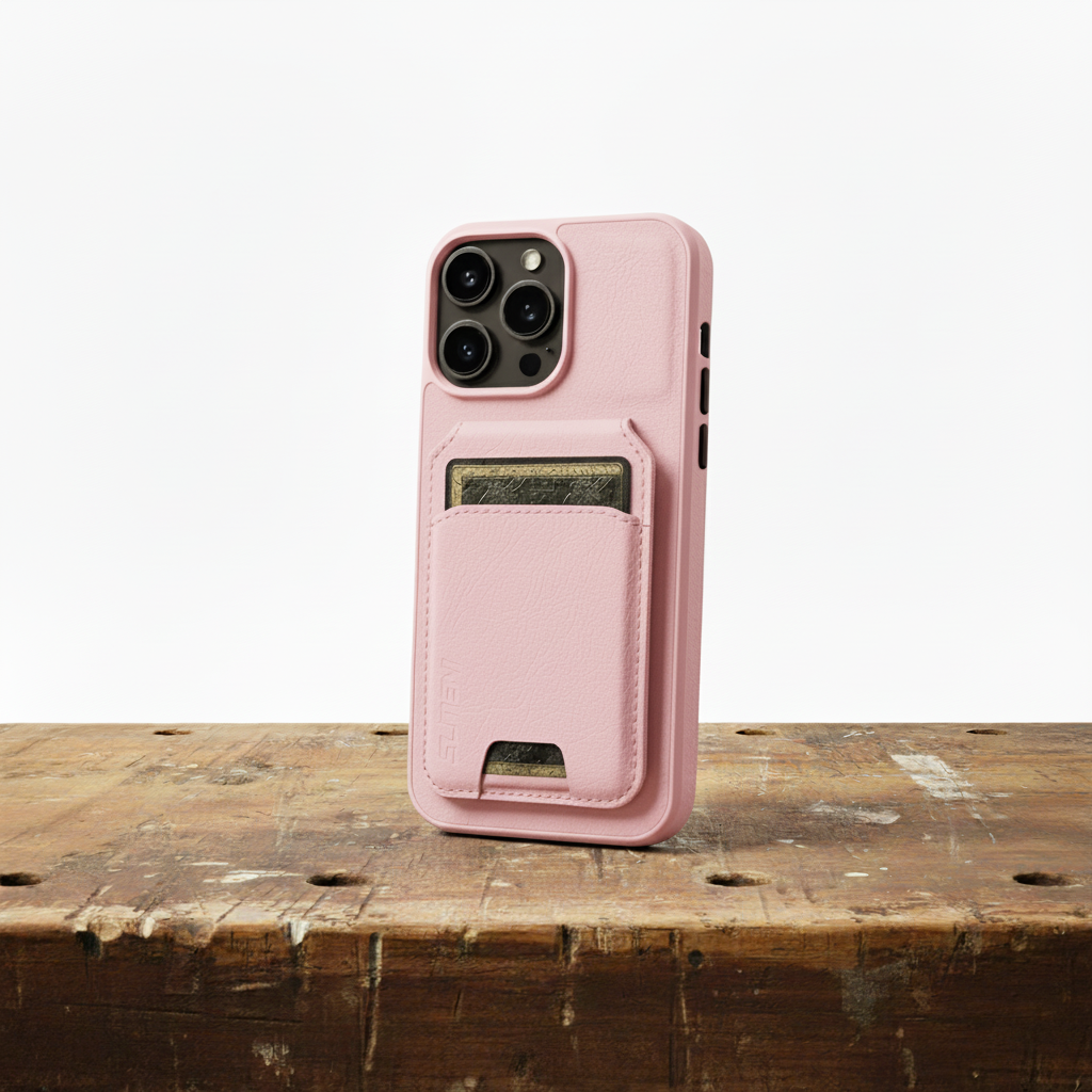 Funda para teléfono con aspecto de cuero de Adrian