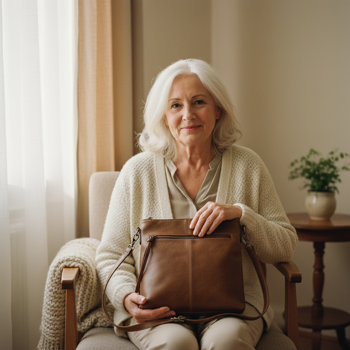 Bolso Lena Retro con Bolsillo Lateral