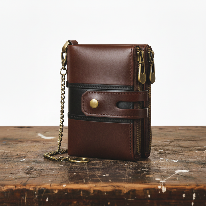 Roque Cartera de Cuero