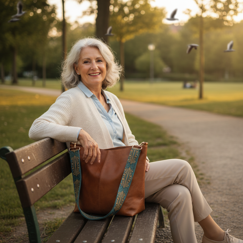 Bolso de cuero vintage de Tamar