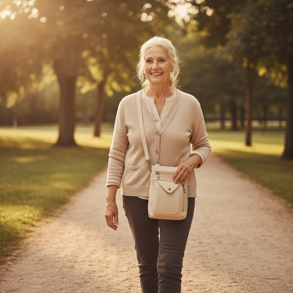 Bolso de hombro vintage Clara