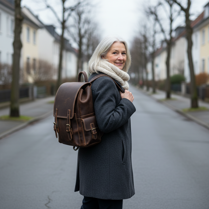 Mochila de cuero Marcus