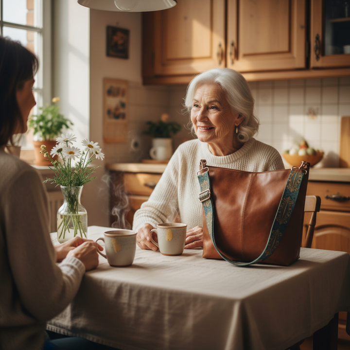 Bolso de cuero vintage de Tamar
