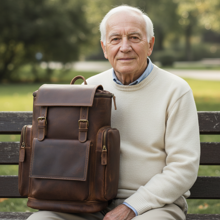 Moritz Mochila de cuero