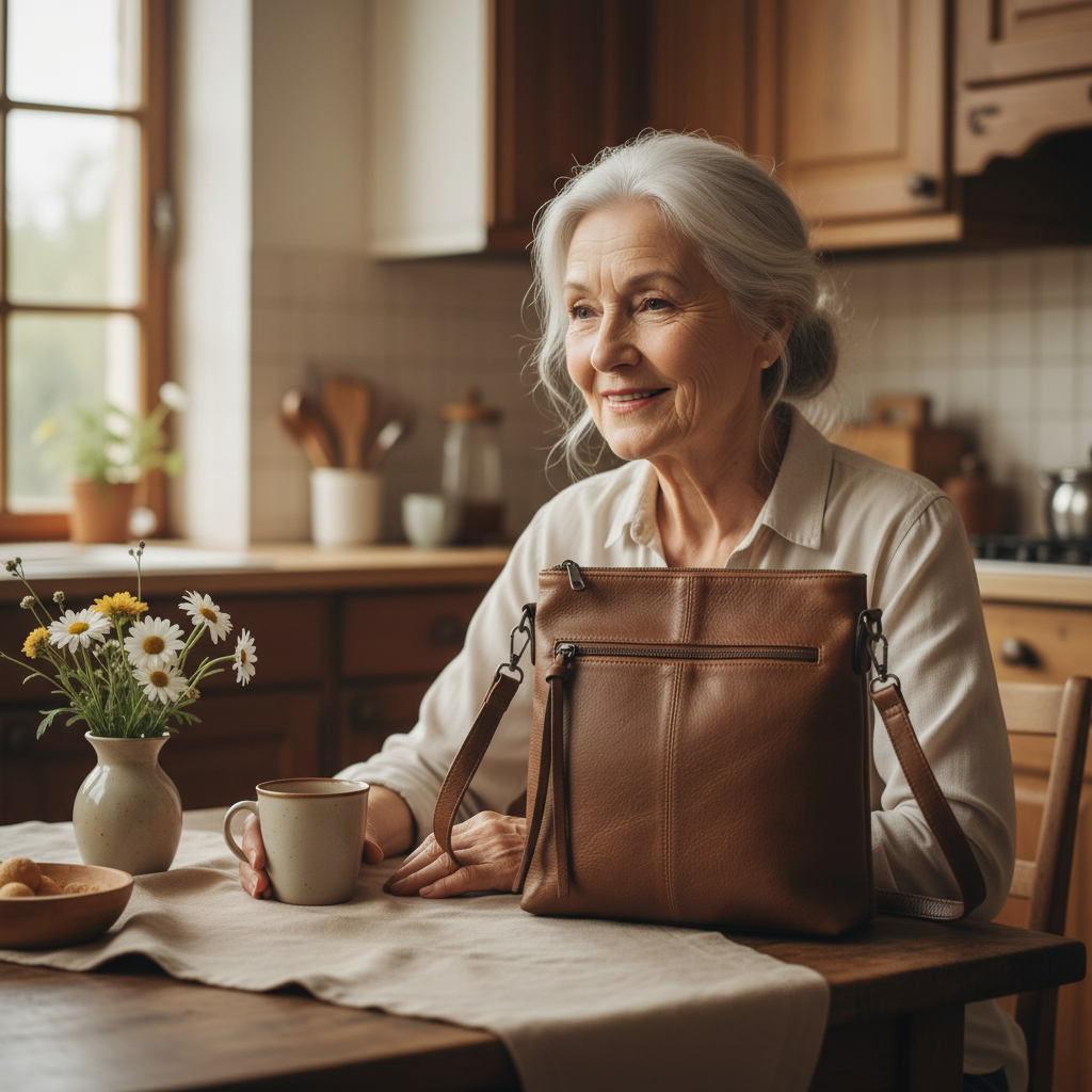 Bolso Lena Retro con Bolsillo Lateral