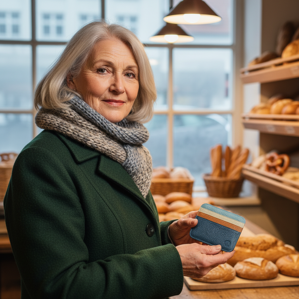 Cartera de cuero Louis