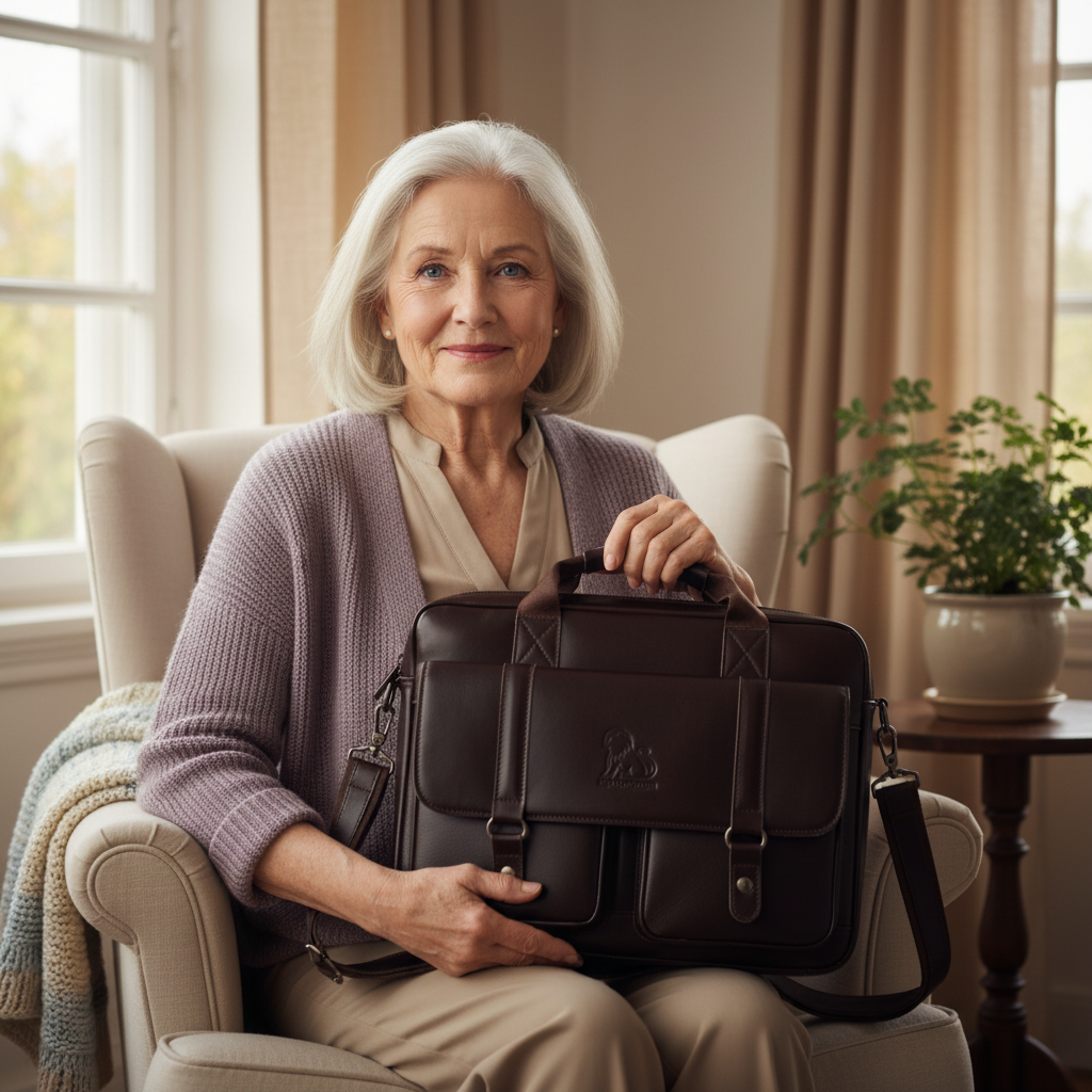 Maletín de cuero Sterling