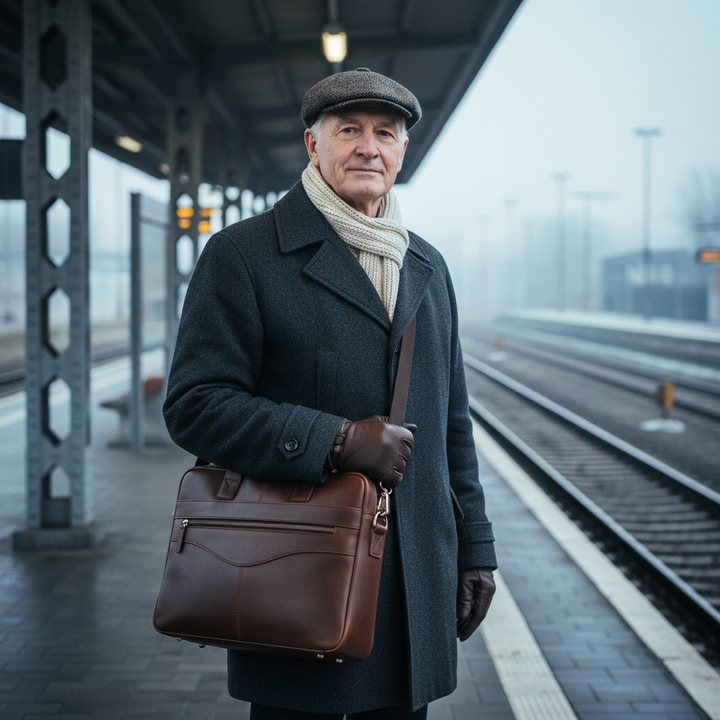 Maletín de cuero Anthony